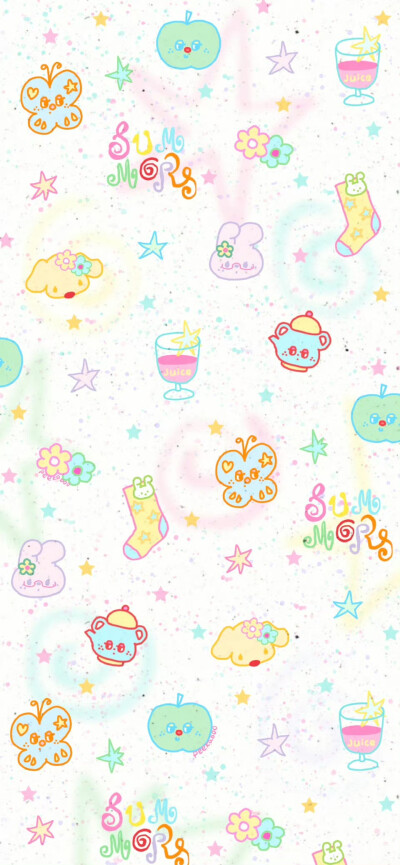 可爱的韩系涂鸦壁纸