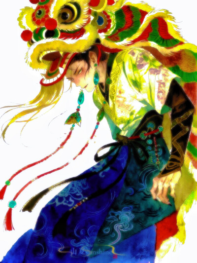 意气风发天上走，少年起舞不回头。