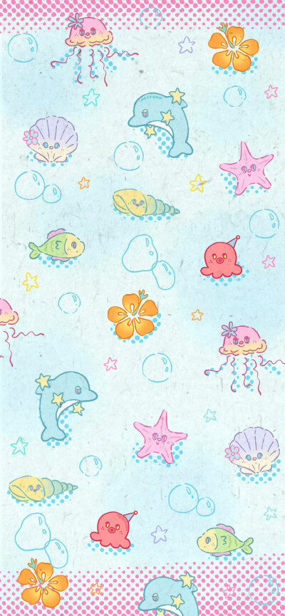 可爱的韩系涂鸦壁纸