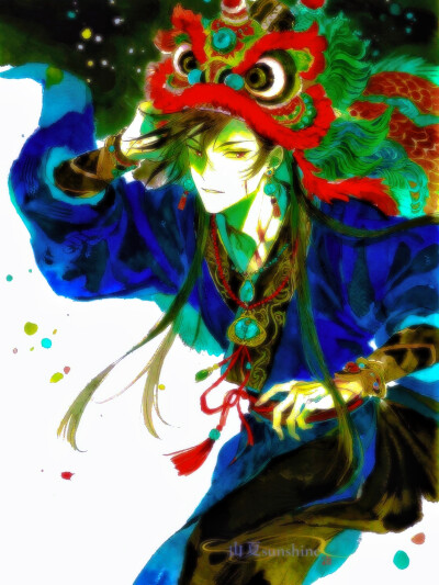 意气风发天上走，少年起舞不回头。