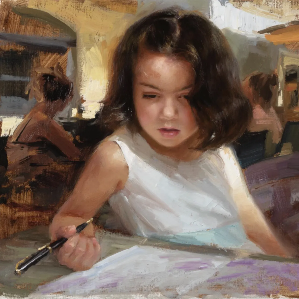 弗拉基米尔·沃列戈夫是一位俄罗斯画家，以轻盈明亮的水彩人物画而广受欢迎。他出生于哈巴罗夫斯克，早年接受严格的学院派训练，后来逐渐形成以水彩为主要媒介的个人风格，在国际艺术市场与大众观众中拥有较高知名度。