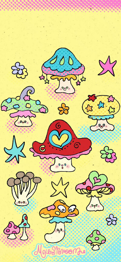 可爱的韩系涂鸦壁纸