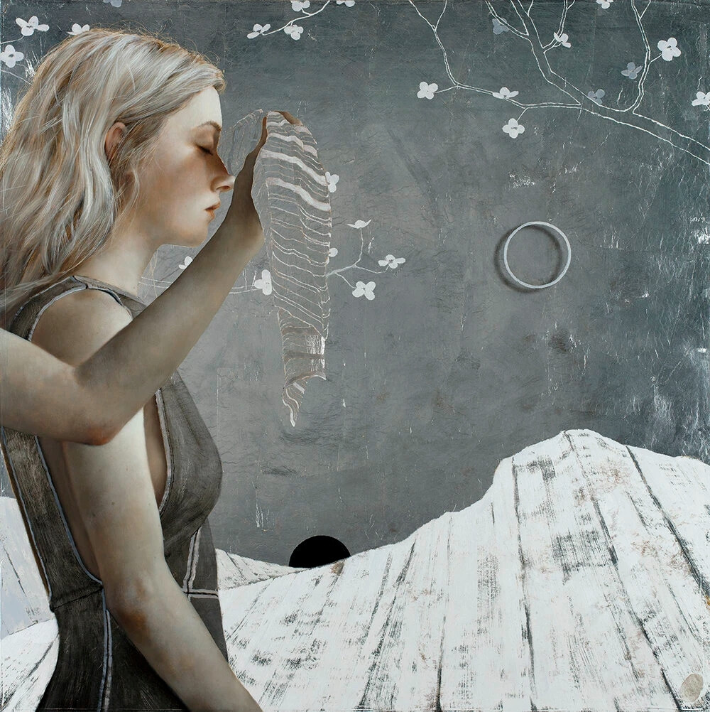 布拉德·昆克尔（Brad Kunkle），1978年出生于宾夕法尼亚州莱海顿。
他以在当代油画中独特地运用金银箔而闻名于世。
他的主题探讨了如何摆脱前几代人的教条、直觉和女性能量的力量，作为在与自然世界共生中寻求启蒙的指南。