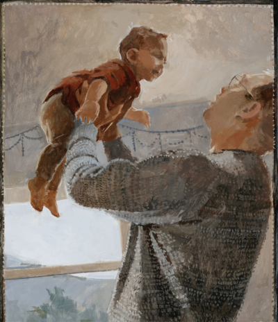 科尔比·A·桑福德是一位美国写实人物与静物画家，以把日常生活中看似平凡的瞬间以温柔、诗意的方式再现而著称。他成长在一个非常“非典型”的家庭环境：小时候被允许在自己卧室的墙上画画；也曾住在蒙古包（yurt）里…