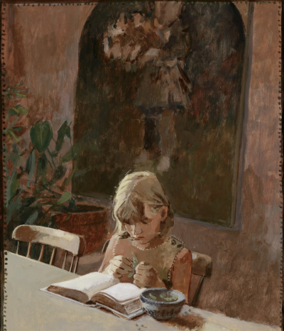 科尔比·A·桑福德是一位美国写实人物与静物画家，以把日常生活中看似平凡的瞬间以温柔、诗意的方式再现而著称。他成长在一个非常“非典型”的家庭环境：小时候被允许在自己卧室的墙上画画；也曾住在蒙古包（yurt）里…