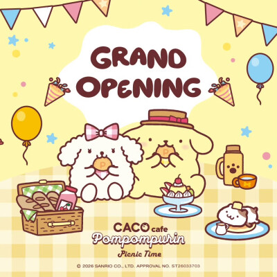 布丁狗 x Caco cafe