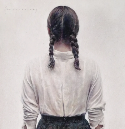 马科斯·雷伊（西班牙）是一位自学成才的现实主义／超现实主义画家，其作品融合细致的人像描写与象征性意象，以及对光线、质感与瞬间情绪的敏锐刻画。