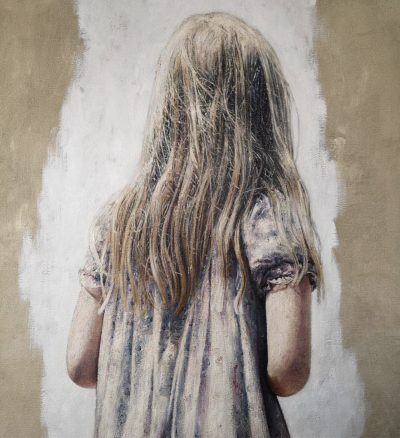 马科斯·雷伊（西班牙）是一位自学成才的现实主义／超现实主义画家，其作品融合细致的人像描写与象征性意象，以及对光线、质感与瞬间情绪的敏锐刻画。