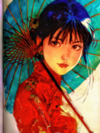 青山意气峥嵘，似为我归来妩媚生
#旧漫#创作人计划#一抹春妆赴春光