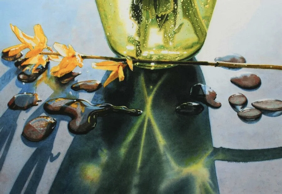 美国著名画家丹尼·邦德 Denny Bond生活在美国宾夕法尼亚州，他是一位屡获殊荣的水彩画家和插画家。 ​​​
