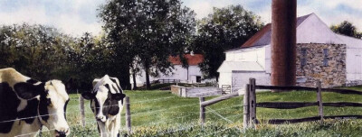 美国著名画家丹尼·邦德 Denny Bond生活在美国宾夕法尼亚州，他是一位屡获殊荣的水彩画家和插画家。