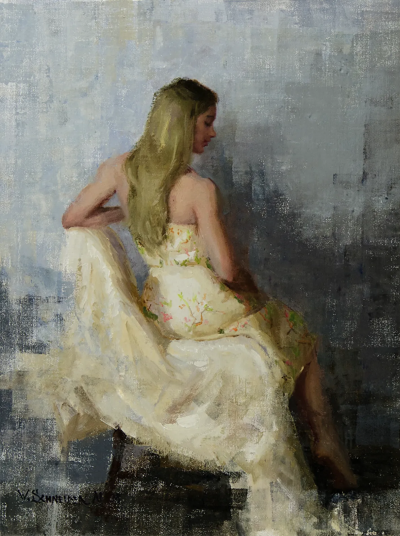 威廉·施耐德是一位在油画与粉彩领域均达到大师级水准的美国当代写实主义画家。他的人生经历颇具传奇色彩：早年作为音乐人活跃于摇滚乐队并发行唱片，随后转战金融界成为投资咨询公司合伙人，直到2010年才正式成为全…