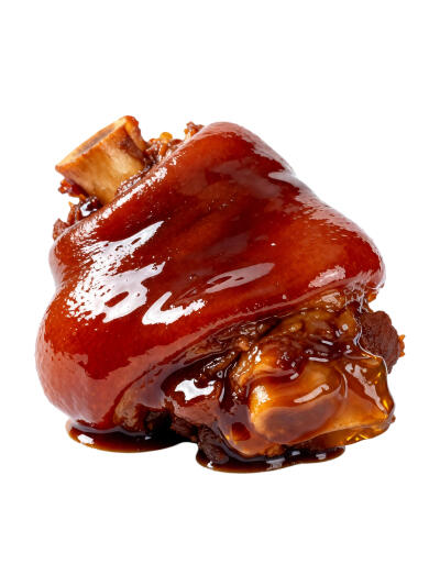 猪肘子猪蹄子白底头像