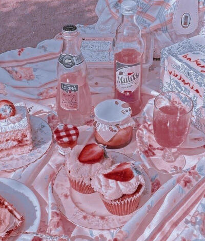 少女心 复古 粉色系