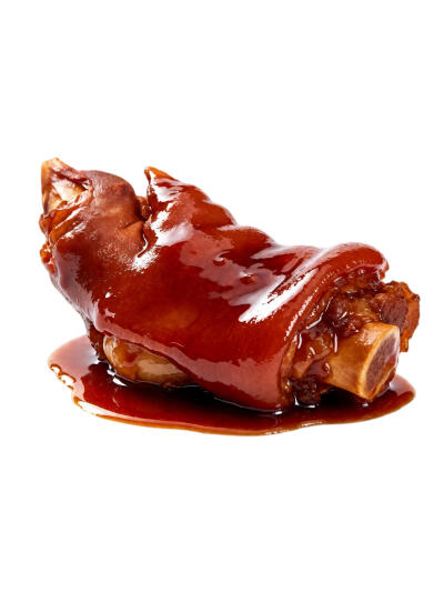 猪肘子猪蹄子白底头像