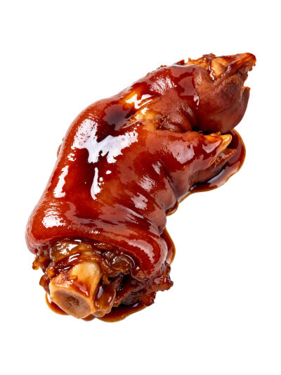 猪肘子猪蹄子白底头像