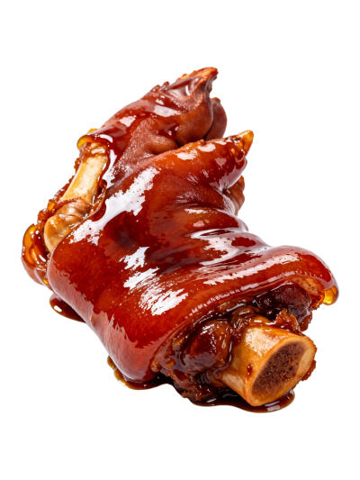 猪肘子猪蹄子白底头像