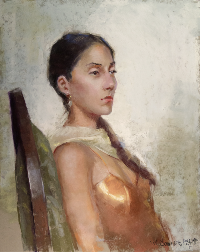 威廉·施耐德是一位在油画与粉彩领域均达到大师级水准的美国当代写实主义画家。他的人生经历颇具传奇色彩：早年作为音乐人活跃于摇滚乐队并发行唱片，随后转战金融界成为投资咨询公司合伙人，直到2010年才正式成为全…