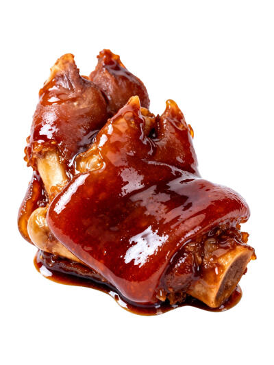 猪肘子猪蹄子白底头像