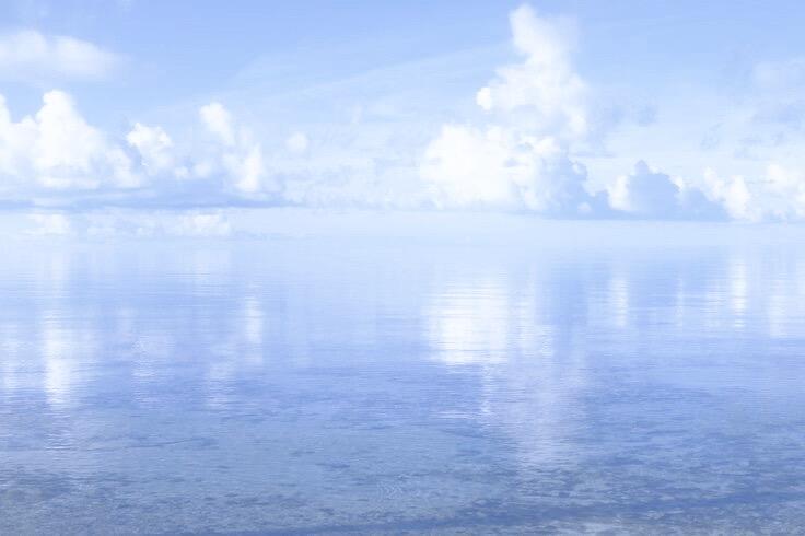 蓝色的海
