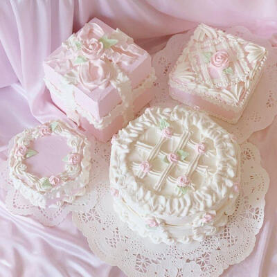 少女心 复古 粉色系