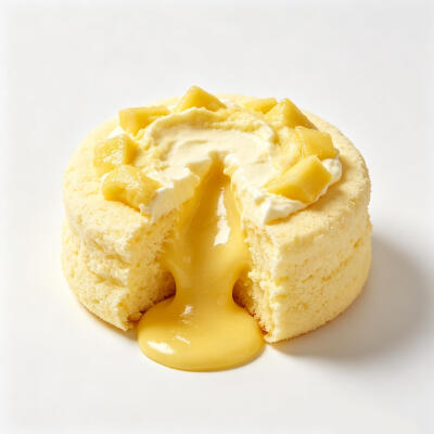 榴莲甜品白底头像