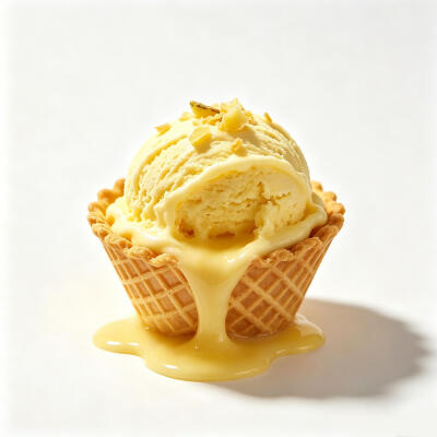 榴莲甜品白底头像