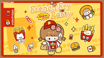 薯条派对壁纸
