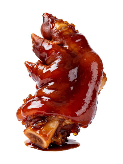 猪肘子猪蹄子白底头像