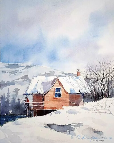 夫卡斯柴可夫基
来自于多人向往的加拿大
他是加拿大watermedia公认
艺术家，有名的讲师
他也是加拿大的一名水彩画协会会员
他的画光芒万丈
运用水彩的特质
水的灵动性，颜色与水的融合
/
以下这两幅作品，…