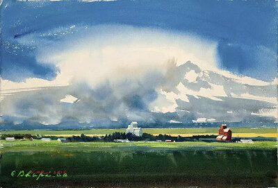 夫卡斯柴可夫基
来自于多人向往的加拿大
他是加拿大watermedia公认
艺术家，有名的讲师
他也是加拿大的一名水彩画协会会员
他的画光芒万丈
运用水彩的特质
水的灵动性，颜色与水的融合
/
以下这两幅作品，…