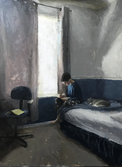 凯西·查尔兹是一位专注于肖像与具象绘画的当代写实主义艺术家。他的艺术之路起步于家乡的西北学院，在导师约翰·贾里佐的启蒙下燃起了对绘画的热情，之后他进入杨百翰大学攻读绘画学士学位，并接受了著名肖像画家威廉…