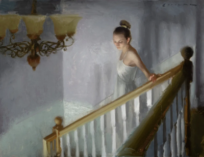 凯西·查尔兹是一位专注于肖像与具象绘画的当代写实主义艺术家。他的艺术之路起步于家乡的西北学院，在导师约翰·贾里佐的启蒙下燃起了对绘画的热情，之后他进入杨百翰大学攻读绘画学士学位，并接受了著名肖像画家威廉…