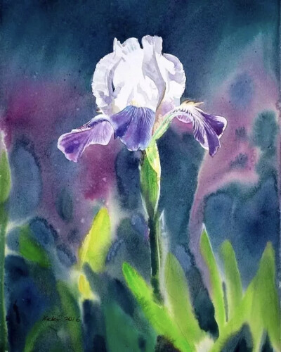 夫卡斯柴可夫基
来自于多人向往的加拿大
他是加拿大watermedia公认
艺术家，有名的讲师
他也是加拿大的一名水彩画协会会员
他的画光芒万丈
运用水彩的特质
水的灵动性，颜色与水的融合
/
以下这两幅作品，…