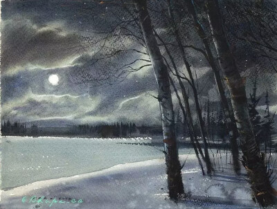 夫卡斯柴可夫基
来自于多人向往的加拿大
他是加拿大watermedia公认
艺术家，有名的讲师
他也是加拿大的一名水彩画协会会员
他的画光芒万丈
运用水彩的特质
水的灵动性，颜色与水的融合
/
以下这两幅作品，…