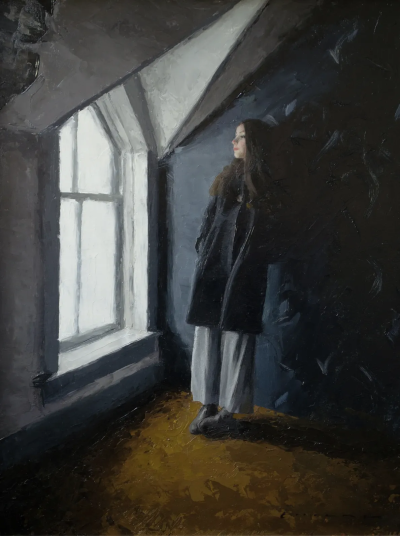 凯西·查尔兹是一位专注于肖像与具象绘画的当代写实主义艺术家。他的艺术之路起步于家乡的西北学院，在导师约翰·贾里佐的启蒙下燃起了对绘画的热情，之后他进入杨百翰大学攻读绘画学士学位，并接受了著名肖像画家威廉…