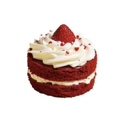 甜品小蛋糕白底头像