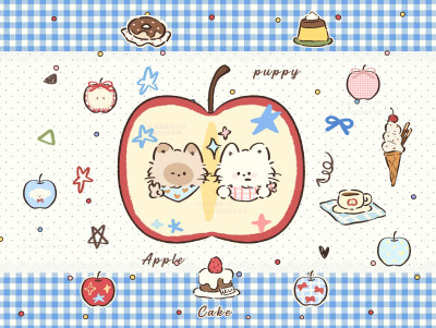 可爱套图壁纸·图源微博