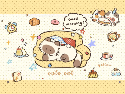 可爱套图壁纸·图源微博