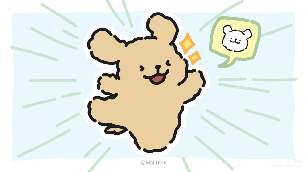 线条小狗