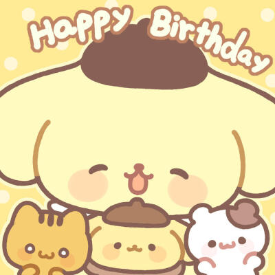 布丁狗生日可爱头像
原画师小红地瓜：糖醋兔丸