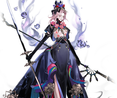 市加美·觉醒（cv：浅川悠/喵酱）
原本是生长于夜见滨的人类，继承了妖怪奈落的力量，后成为冥府执罚人。
她倾听生者献给逝者的悲哭，体谅亡灵留给尘世的最后一滴眼泪。
而潜藏在阴影中的恶徒啊，瑟缩战栗吧，
执罚…