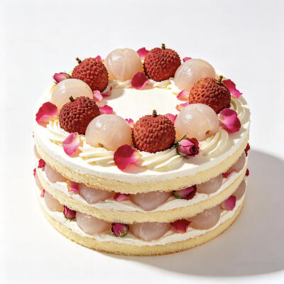 水果蛋糕白底头像