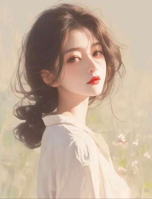 我想做你的小众喜好，藏着欢喜，也显得重要。#女生头像#手绘头像#侵即删