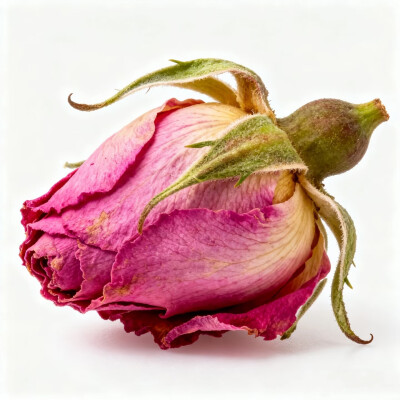 干玫瑰花白底头像