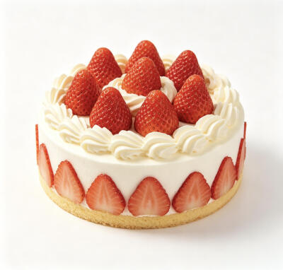 水果蛋糕白底头像