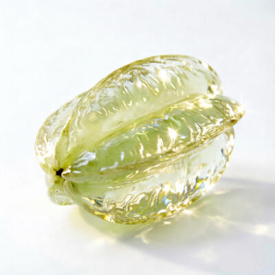 水晶杨桃白底头像