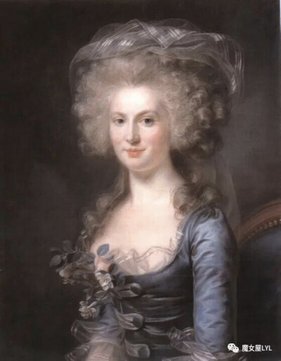 Princess Marie Adélaïde of France 
玛丽画的法兰西的阿德莱德，是路易十五的第四个女儿。
