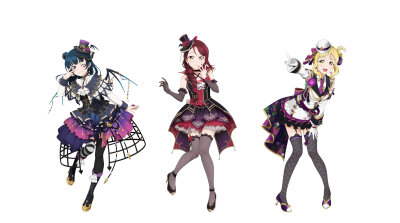 Guilty Kiss3DCG音乐剧开催决定!11月22~23日，沼津市民文化中心。服装还是as的老图