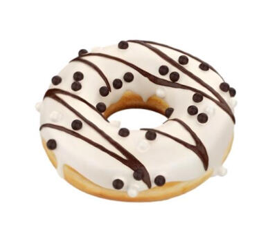 甜甜圈白底头像